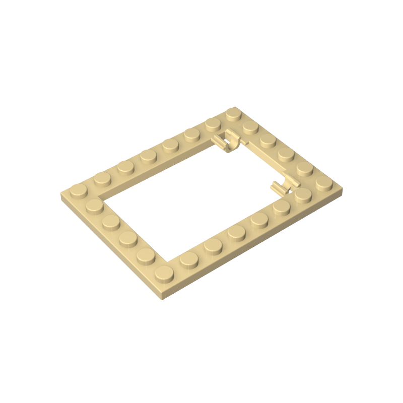GOBRICKS GDS-845  Modified 6 x 8 Trap Door Frame Horizontal - YWOBB