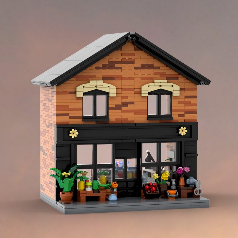 GOBRICKS MOC S1110 Schitt's Creek Rose Apothecary - YWOBB