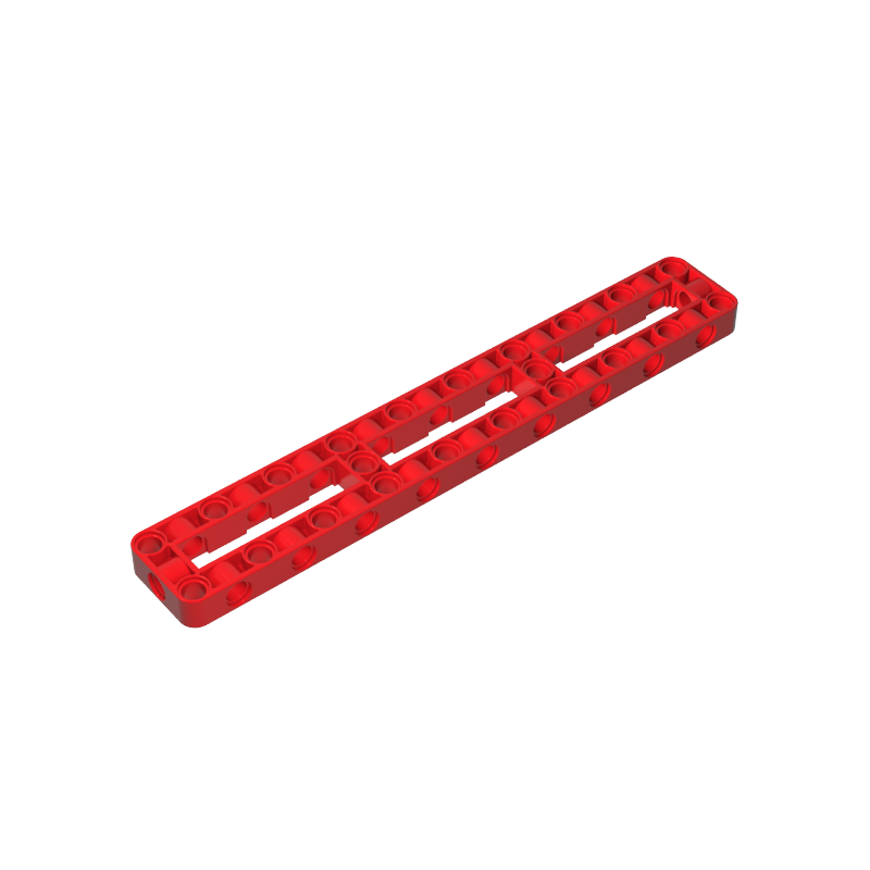 GOBRICKS GDS-2214 Liftarm, Modified Frame Thick 3 x 19 Open Center - YWOBB