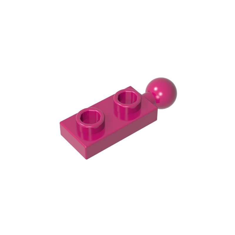 GOBRICKS GDS-852 Modified 1 x 2 with Tow Ball on End - YWOBB