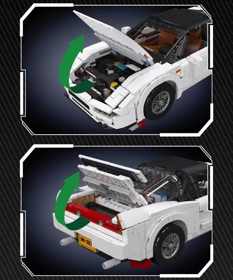 Mould King 10271 1990 NSX sports car - YWOBB