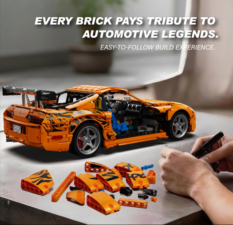 XINYU 23049 1:8 TOYOTA SUPRA A80 OVP US Warehouse Version - YWOBB