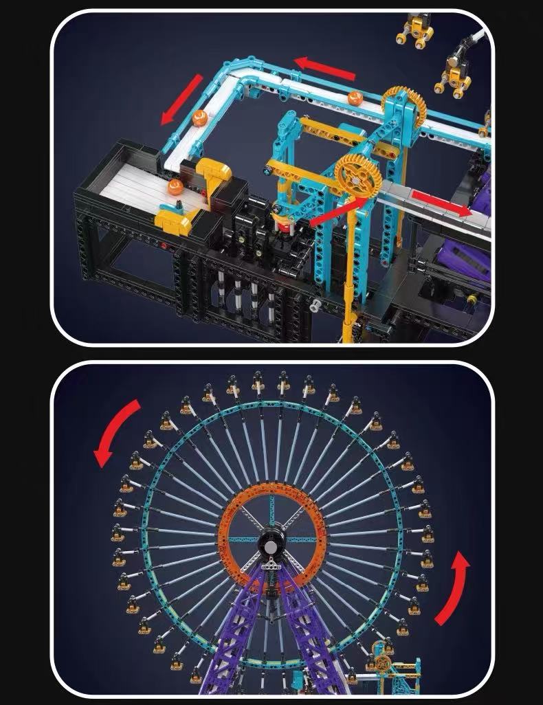 Mould King 26018 Small Ball Ferris Wheel - YWOBB