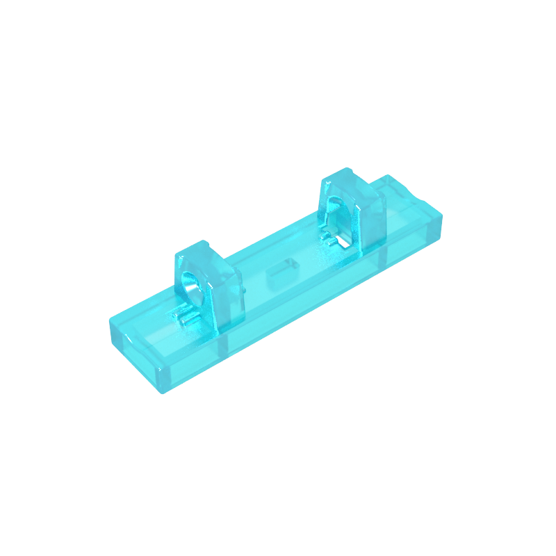 GOBRICKS GDS-1131 Hinge Tile 1 x 4 Locking Dual 1 Fingers on Top - YWOBB