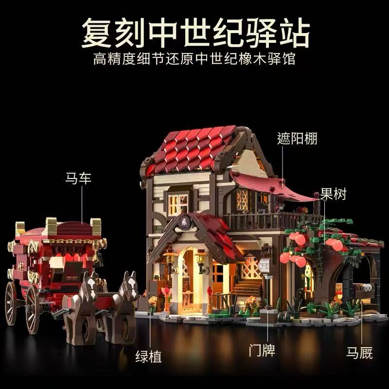 HUIYOYOYI H1017 MEDIEVAL CARRIAGE STATION - YWOBB