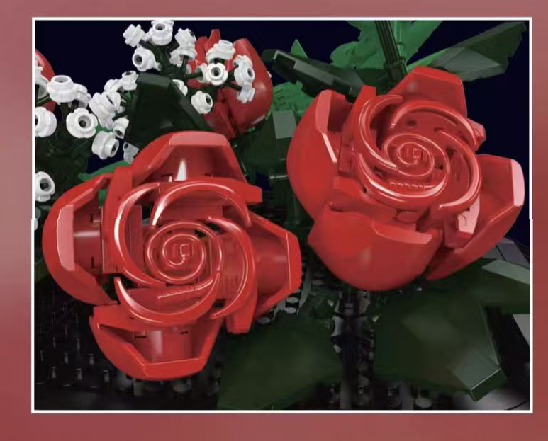 Mould King 24130 Emerald Rose - YWOBB