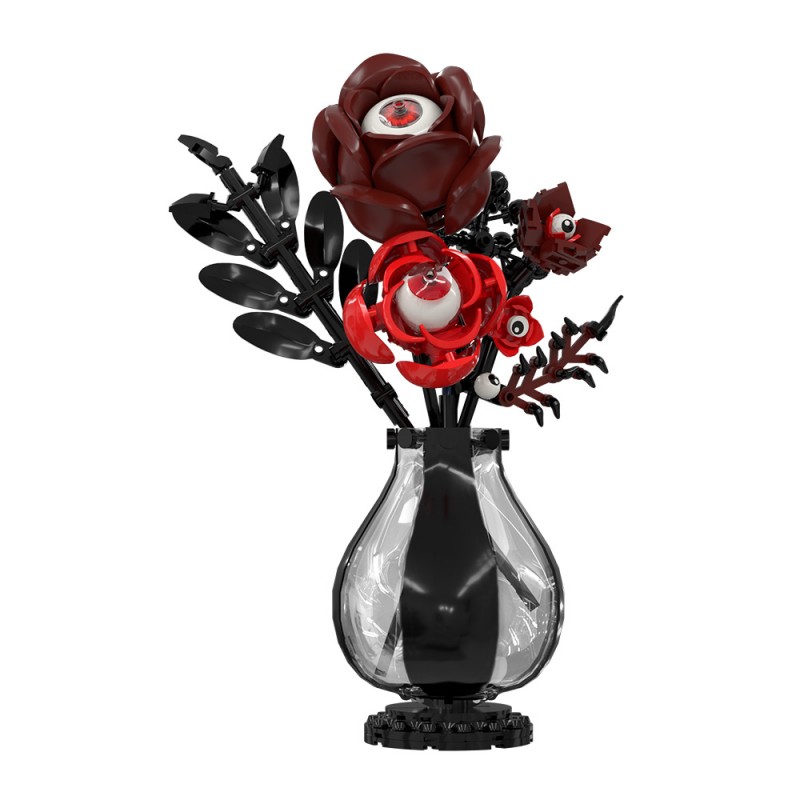 GOBRICKS MOC S1059 Gothic eye flower - YWOBB