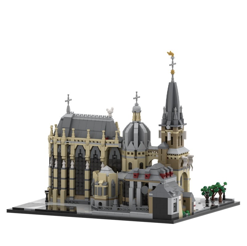 GOBRICKS MOC A1915 Aachen Cathedral  mausoleum of Charlemagne - YWOBB