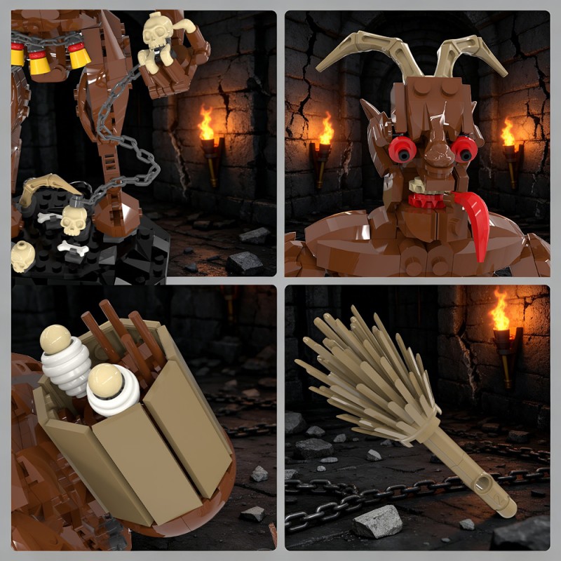 GOBRICKS MOC S1049 Krampus - YWOBB