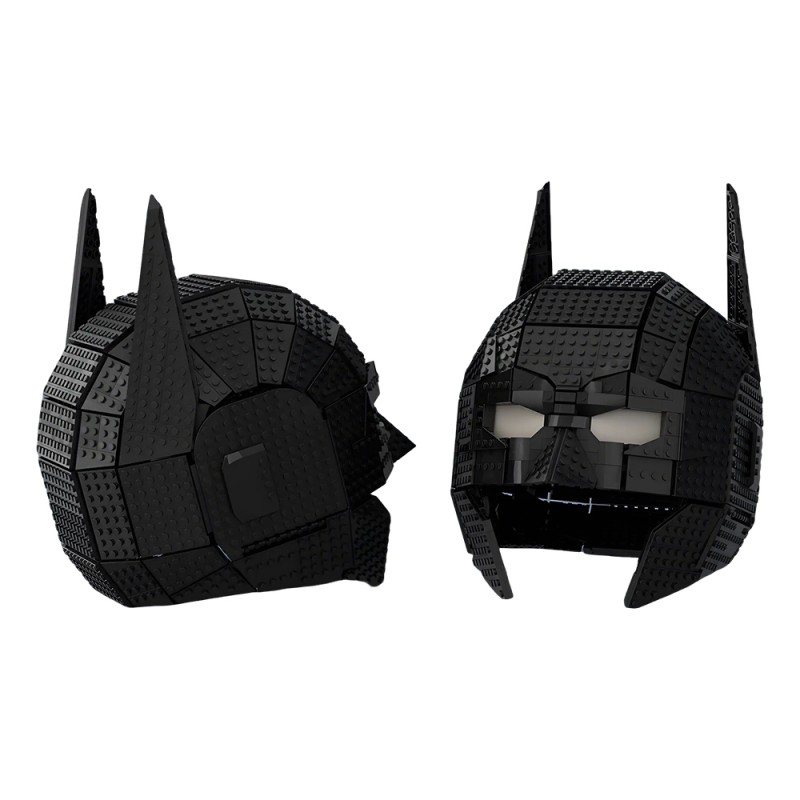 GOBRICKS MOC 259847 Wearable Batman Cowl - YWOBB