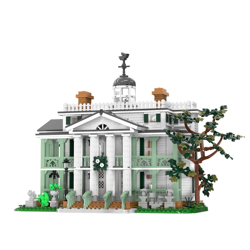 GOBRICKS MOC S1028 Haunted Mansion - YWOBB