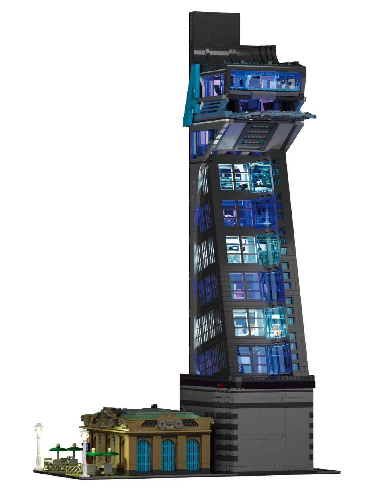 BOGAOBANG 52800 The Avengers HERO TOWER with Lights OVP US Warehouse Version - YWOBB