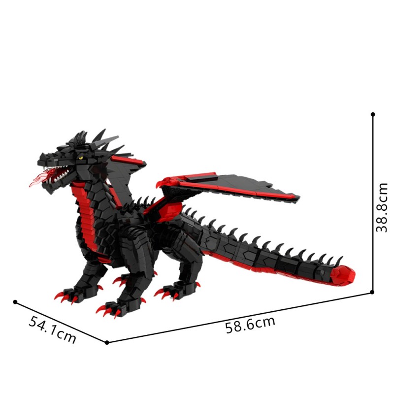GOBRICKS MOC 246687 Dragon Attack - YWOBB