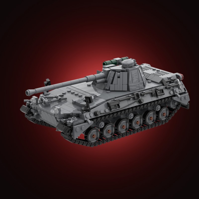 GOBRICKS MOC 251768 Cold War West German Begleitpanzer 57 AIFSV - YWOBB