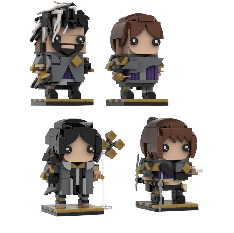 GOBRICKS MOC S0141 Clair Obscur Expedition 33 Gustave，Lune，Maelle，Sciel - YWOBB