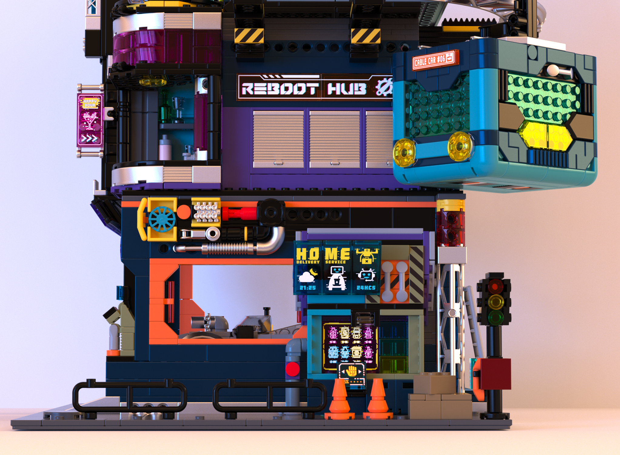 Iambrick 40104 Cyber Repair City - YWOBB