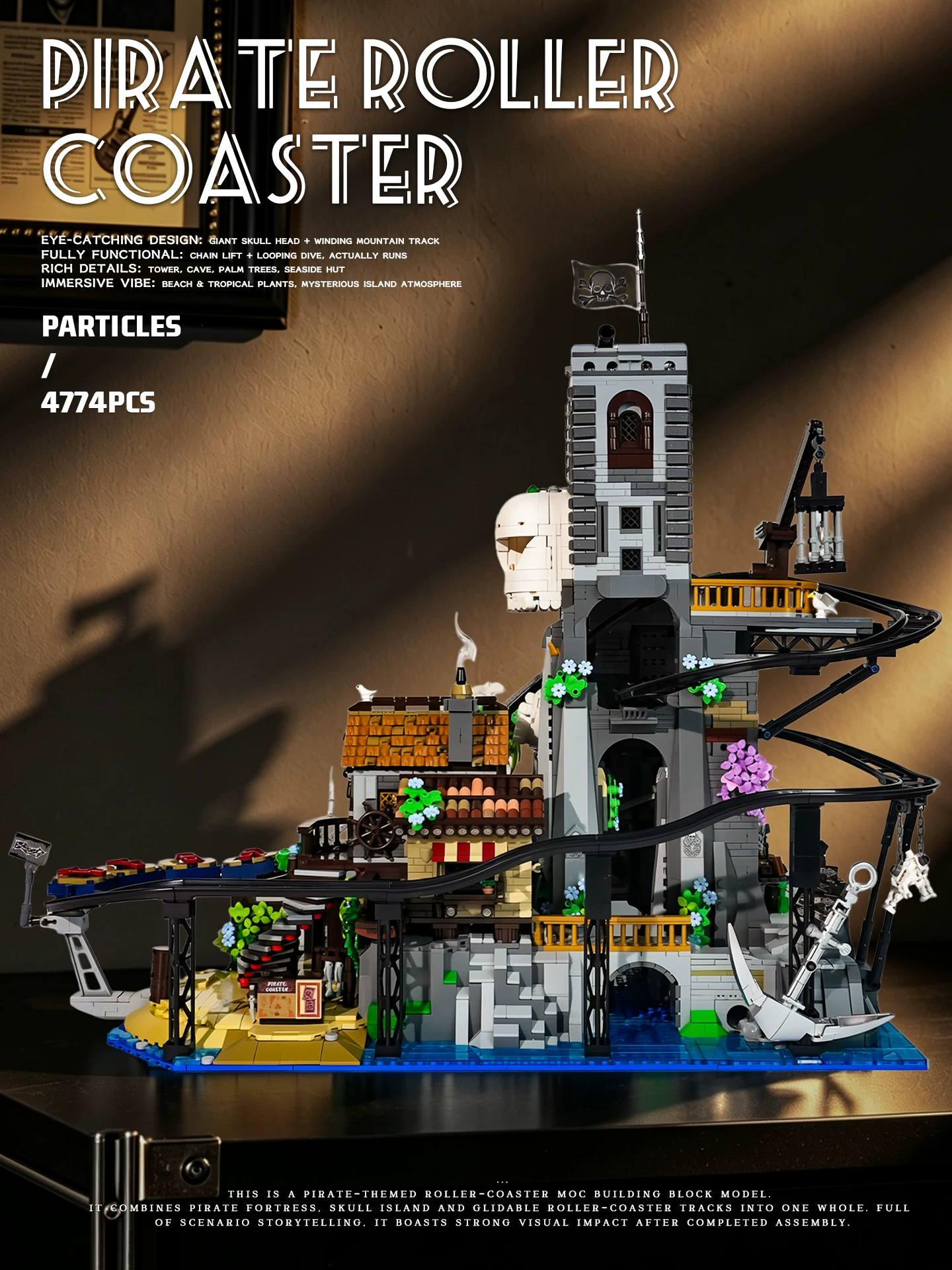 Small Angle JD155 PIRATE ROLLER COASTER - YWOBB
