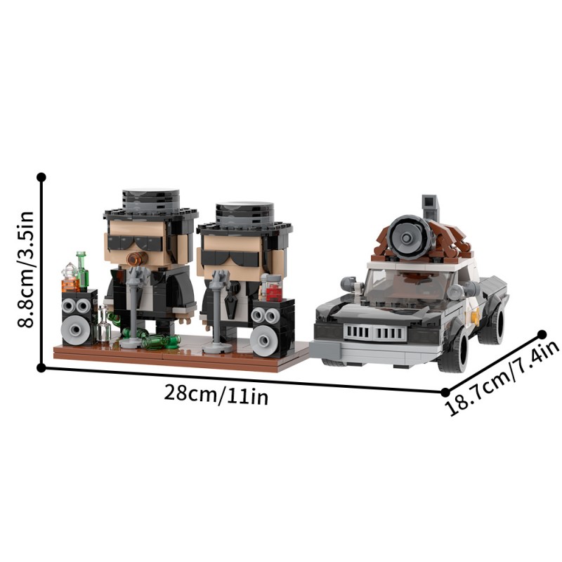 GOBRICKS MOC S1102 The Blues Brothers - YWOBB