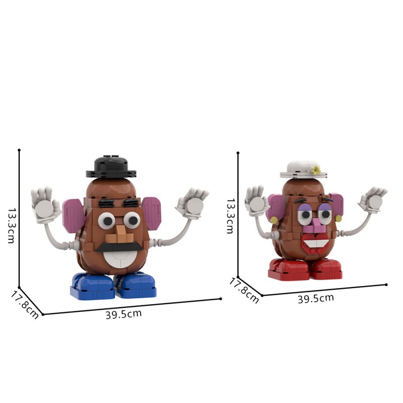 GOBRICKS MOC S0119 Mr. Potato Head - YWOBB