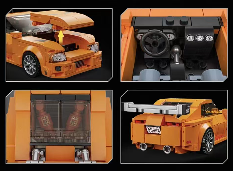 12GO 95006 Fast & Furious 3-Car Set - YWOBB