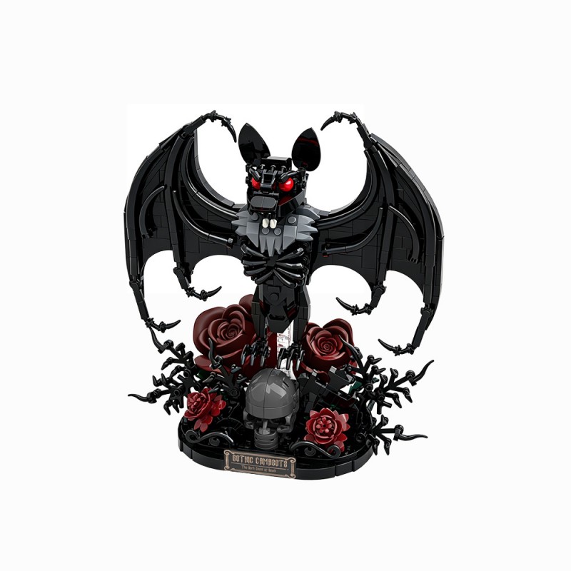 GOBRICKS MOC S1024 Gothic Bat - YWOBB