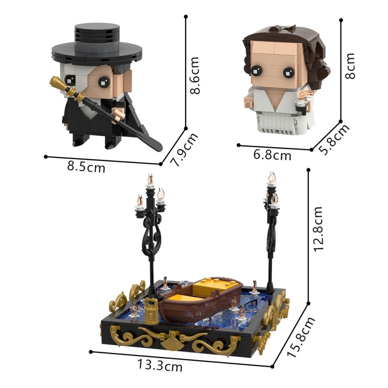 GOBRICKS MOC S1098 The Phantom of the Opera - YWOBB