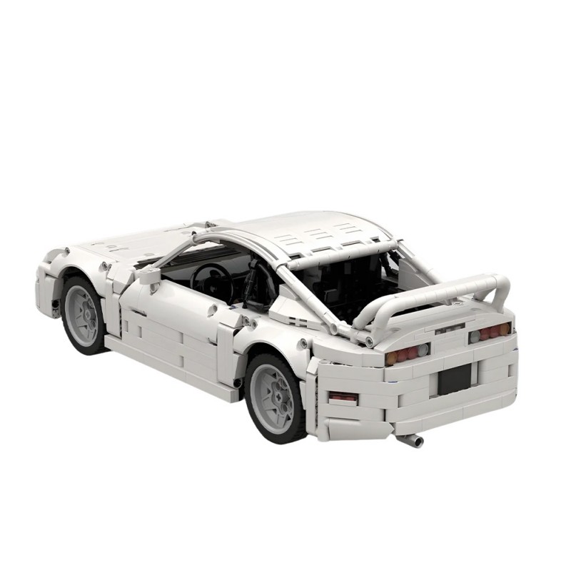 GOBRICKS MOC 210705 Toyota Supra MK4 1:12 White - YWOBB