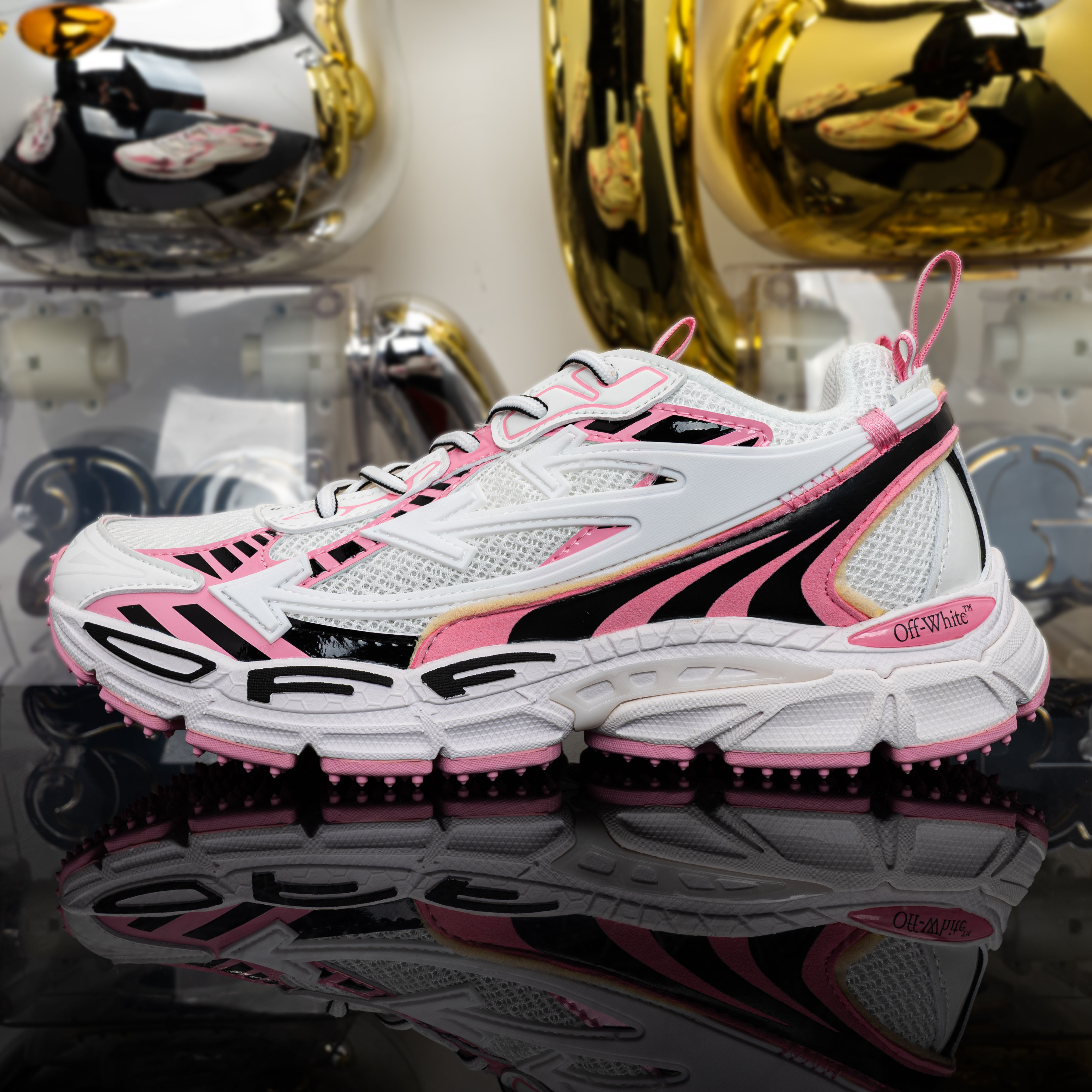 Off-White Be Right Back White Pink OWIA289S26FAB001013C