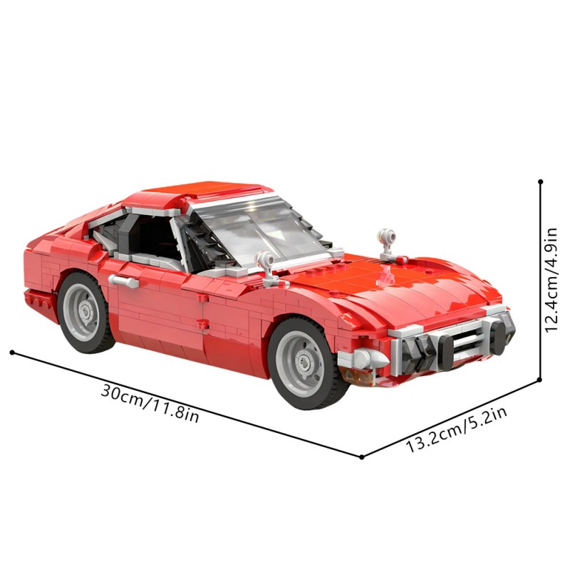 GOBRICKS MOC 207281 Toyota 2000GT - YWOBB