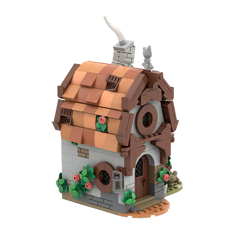 GOBRICKS MOC 252033 Medieval Farmhouse - YWOBB