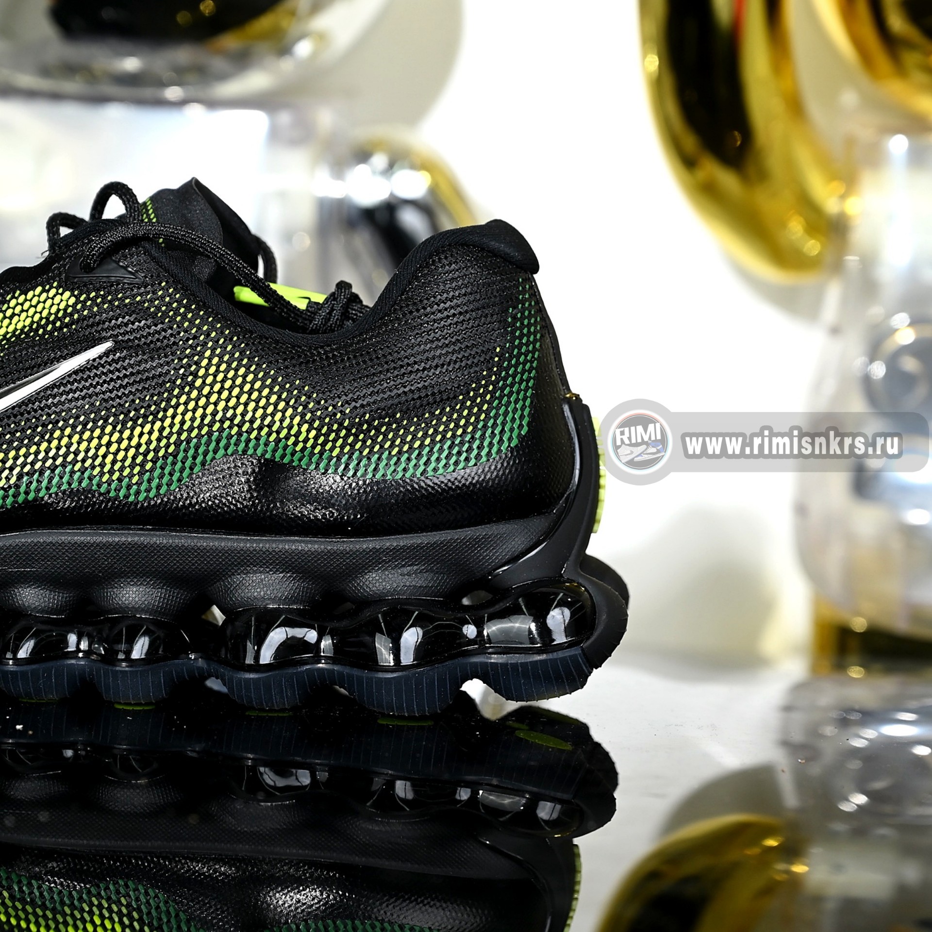 Nike Air Liquid Max “BlackChrome-Green Apple-Volt” IQ7634-001