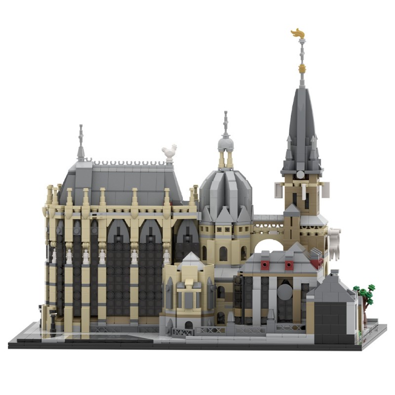 GOBRICKS MOC A1915 Aachen Cathedral  mausoleum of Charlemagne - YWOBB