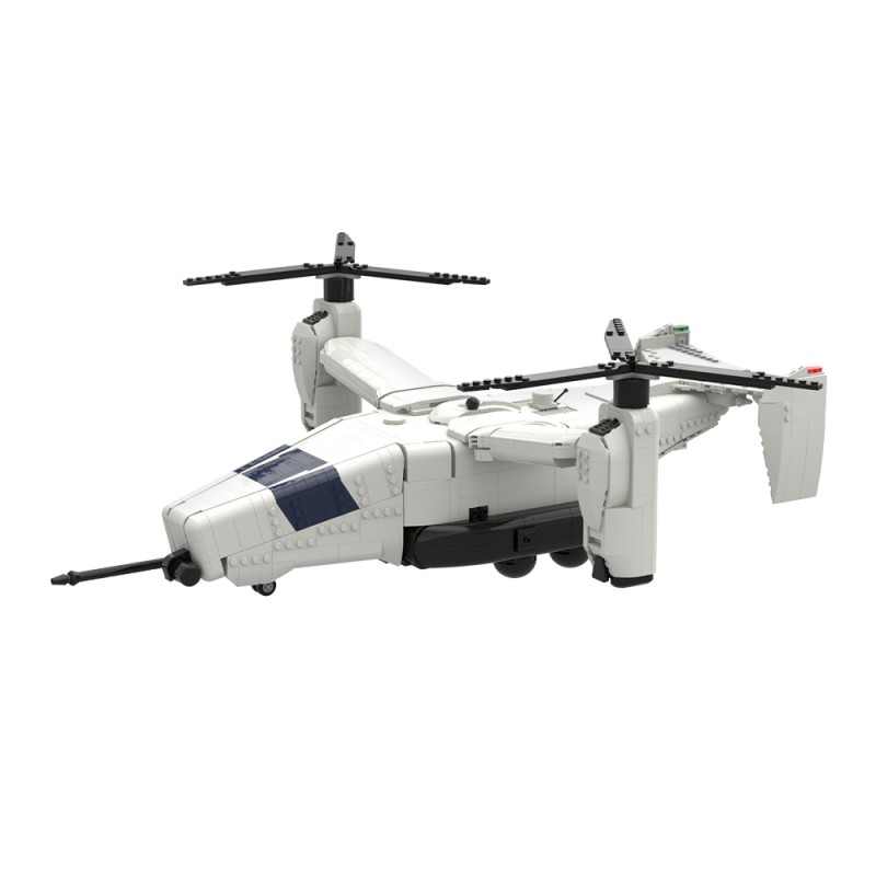 GOBRICKS MOC 245909 FMAV CONCEPT Futuristic Mulitrole Aerial Vehicle - YWOBB