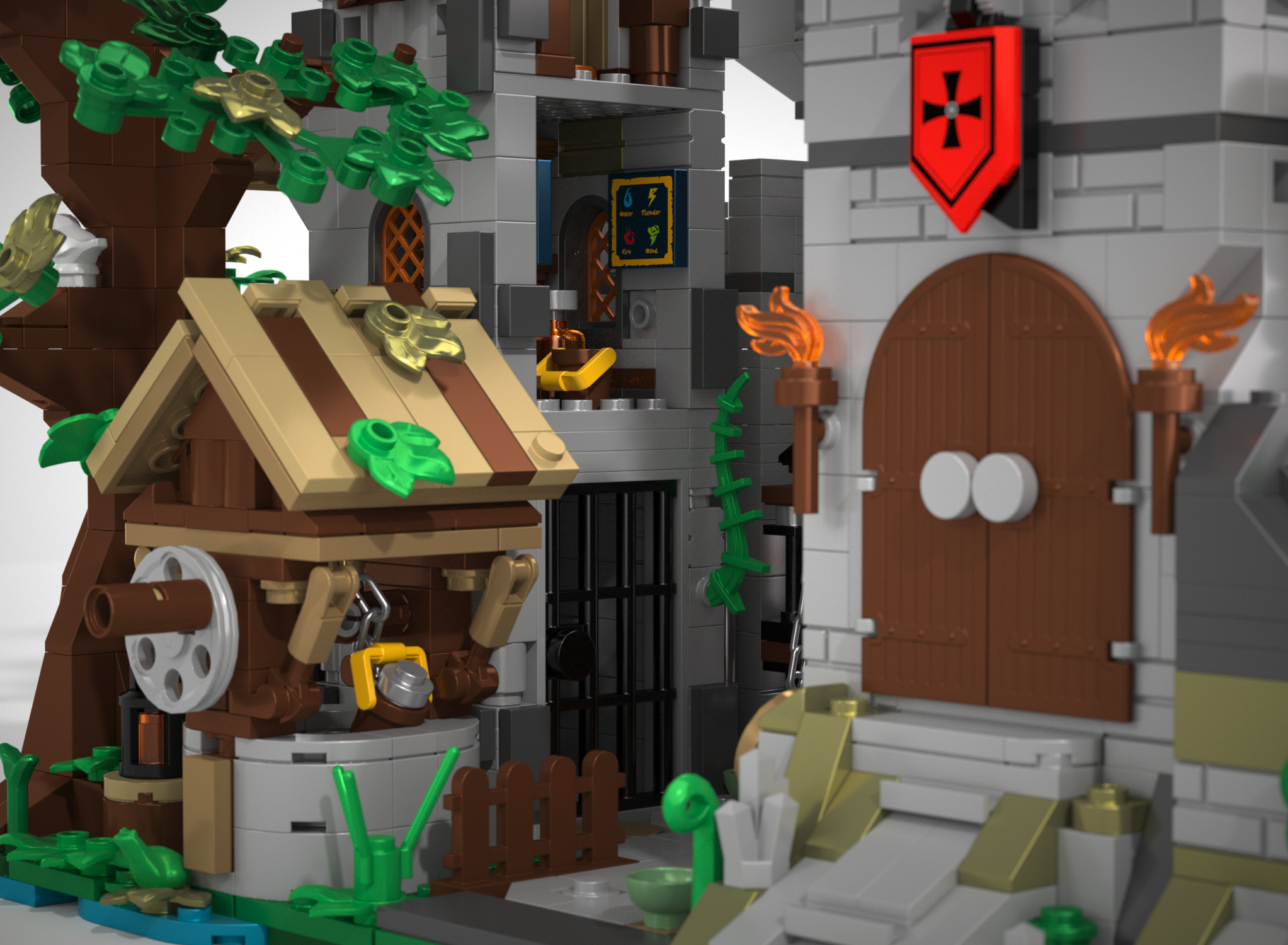 Iambrick 40210 Holy Spirit Knight Fortress - YWOBB