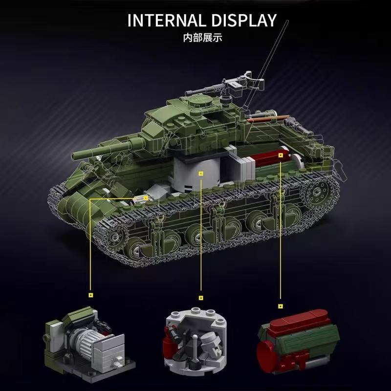 LY 66108 M4A1 BATTLE TANK - YWOBB