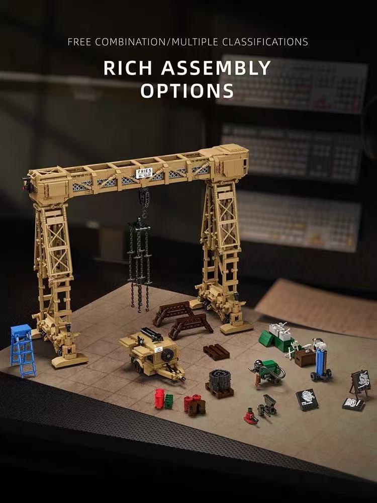 12GO 97037 World War II German RIVERS GANTRY CRANE - YWOBB
