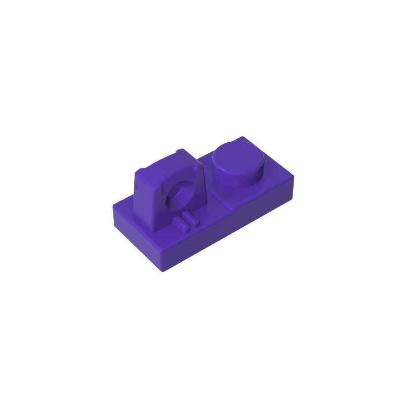 GOBRICKS GDS-824 Hinge Plate 1 x 2 Locking with 1 Finger On Top - YWOBB