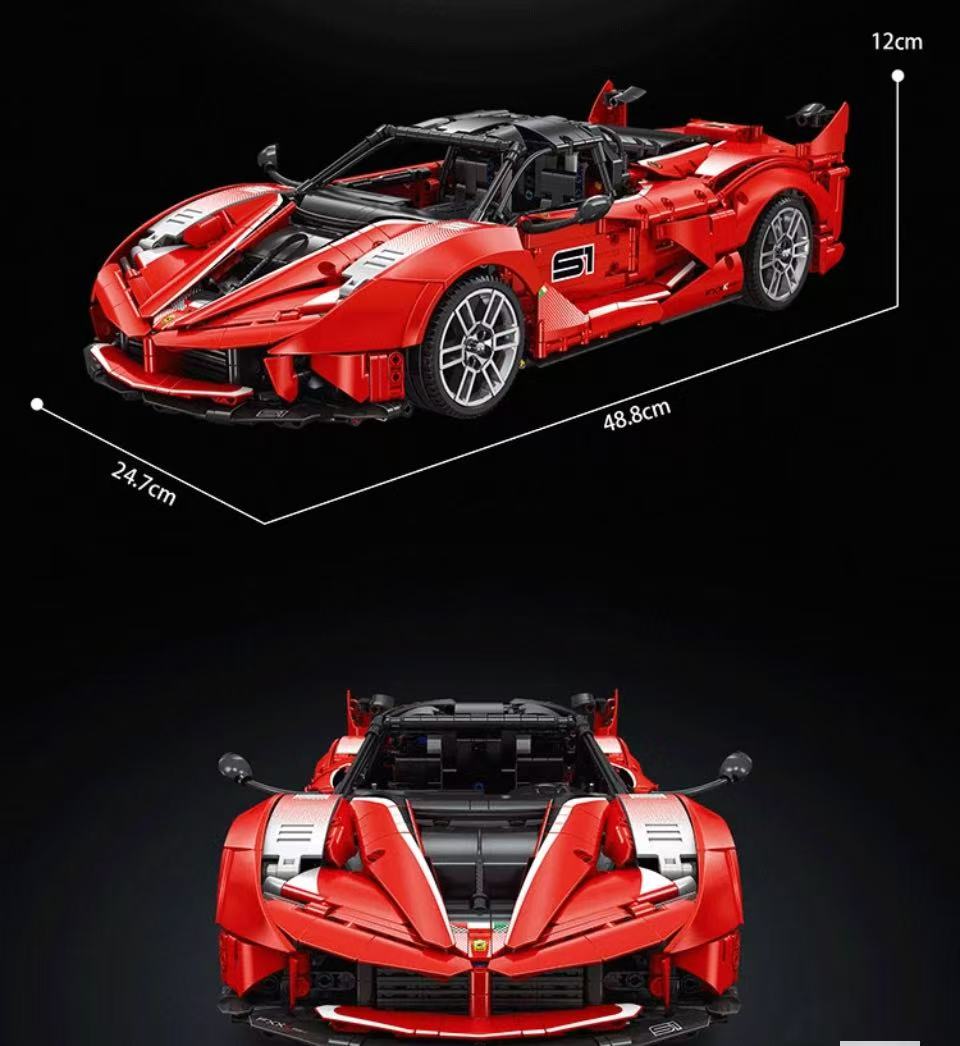 Eikee Y10003 1:10 Ferrari FXXK Retro Supercar - YWOBB