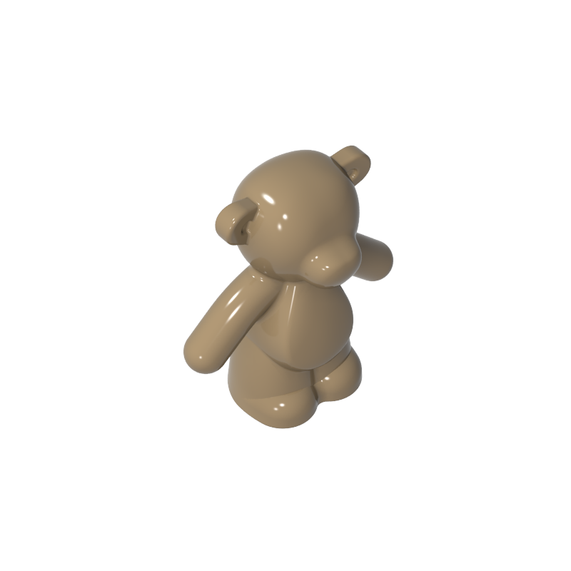 GOBRICKS GDS-2121 teddy bear - YWOBB