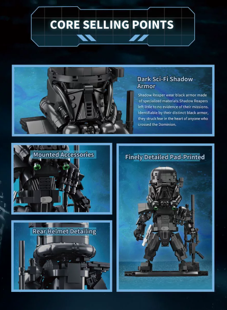 Amazing Block M922 Star Plan SHADOW REAPER - YWOBB