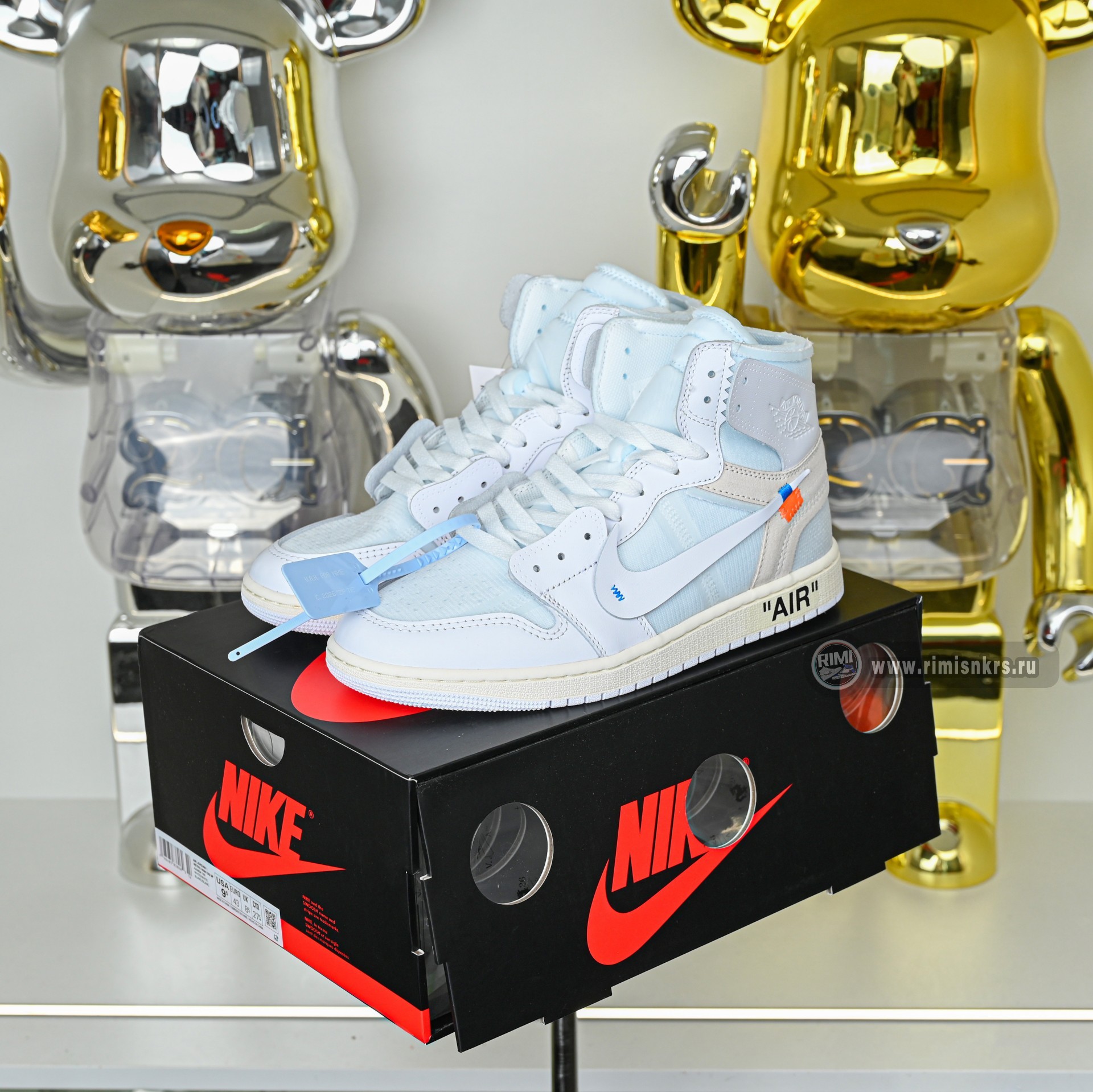 Virgil Abloh Archive x Air Jordan 1 High ‘Alaska’ AA3834-100