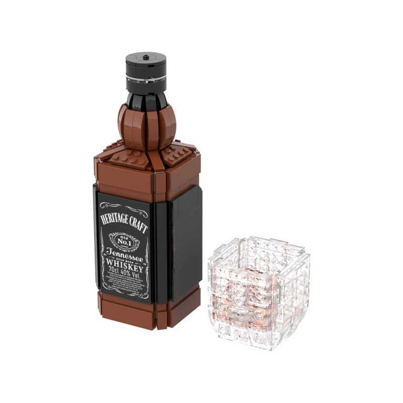 GOBRICKS MOC S1116 Wine bottle - YWOBB