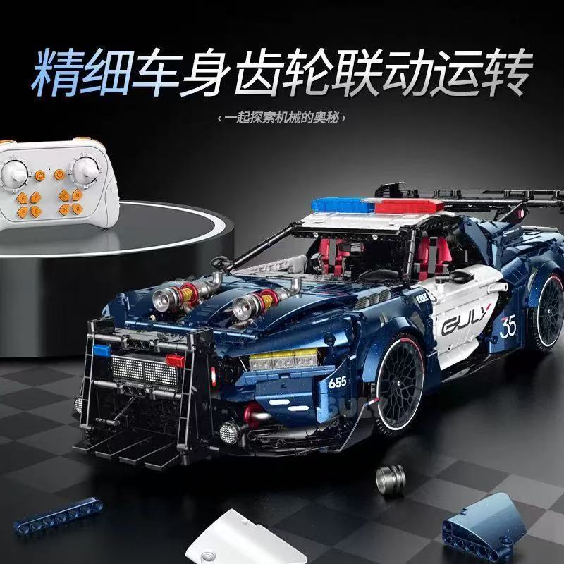 GULY 10655 1:8 Scale Supercar Series Ford Mustang Police Custom Edition - YWOBB