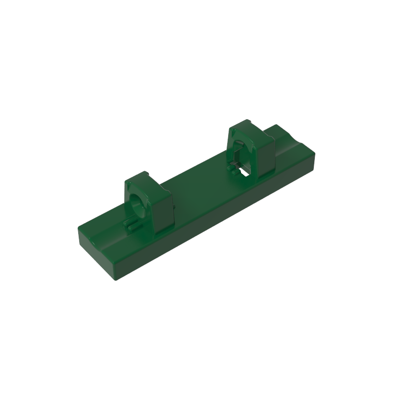 GOBRICKS GDS-1131 Hinge Tile 1 x 4 Locking Dual 1 Fingers on Top - YWOBB