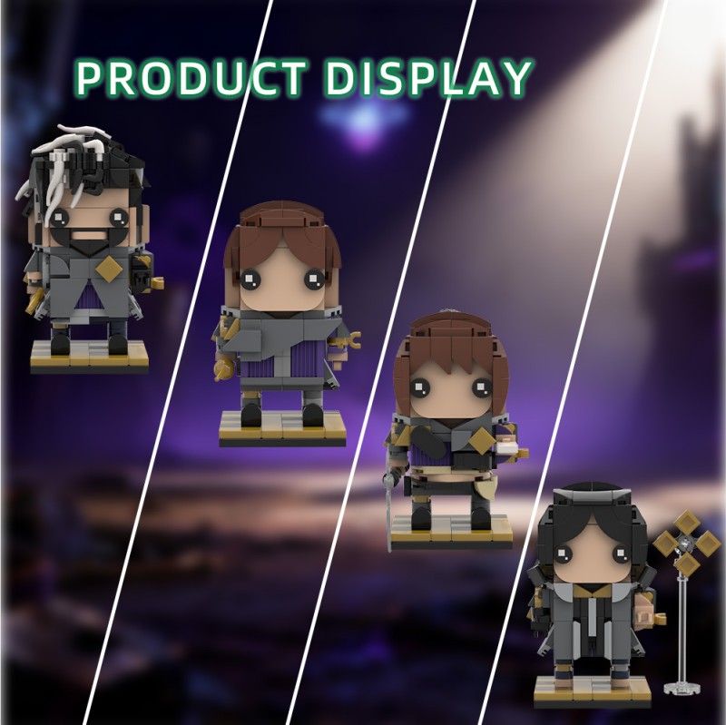 GOBRICKS MOC S0141 Clair Obscur Expedition 33 Gustave，Lune，Maelle，Sciel - YWOBB