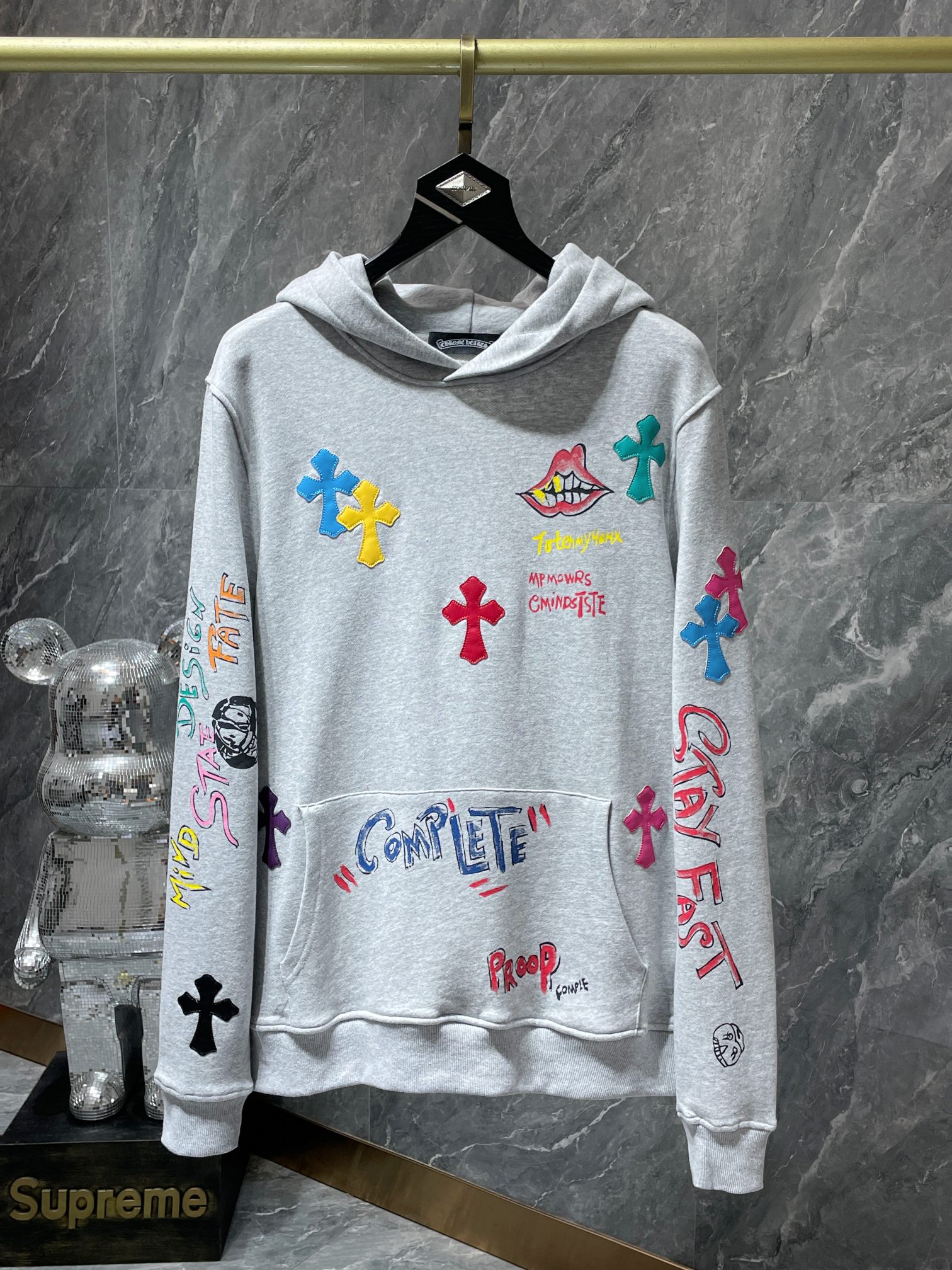 84_Chrome Heart hoodie