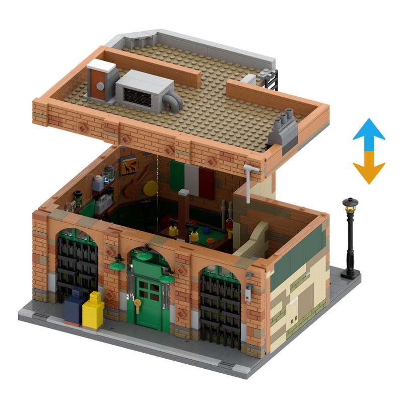 GOBRICKS MOC S0148 Paddy's Pub It's Always Sunny in Philadelphia - YWOBB