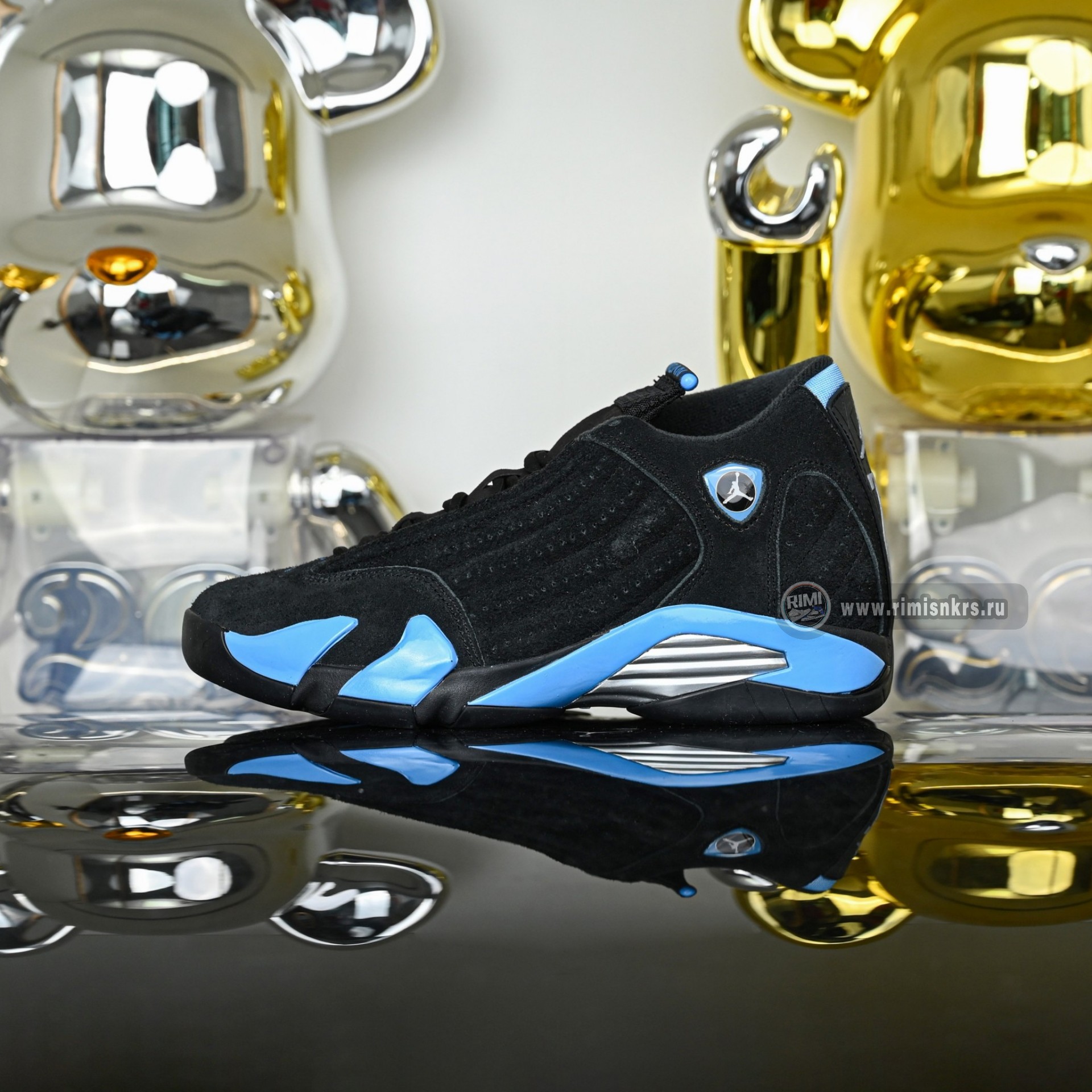 Air Jordan 14 'Black/University Blue' 2026 487471-007