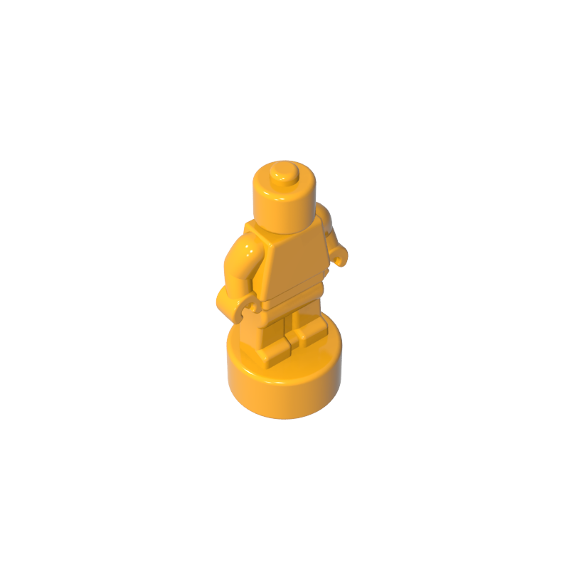 GOBRICKS GDS-M373 Minifigure Utensil Statuette / Trophy - YWOBB