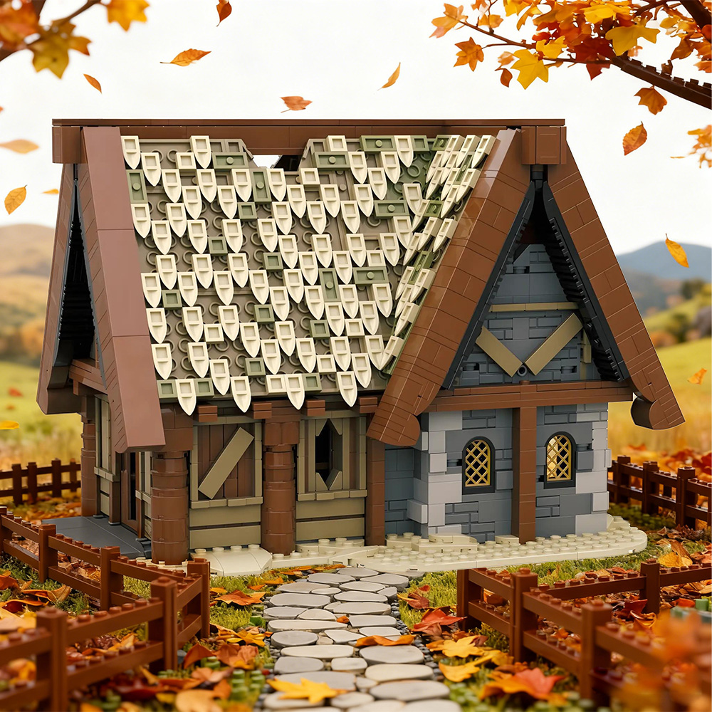 GOBRICKS MOC 206390 Skyrim Whiterun Breezehome house - YWOBB